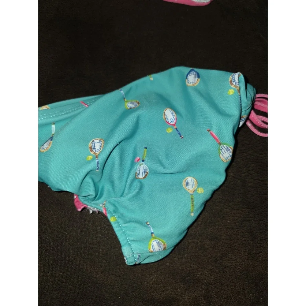 Sweet honey‎ tennis racket tankini 2 piece bathing swim suit size 2t